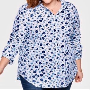 NEW cotton floral shirt